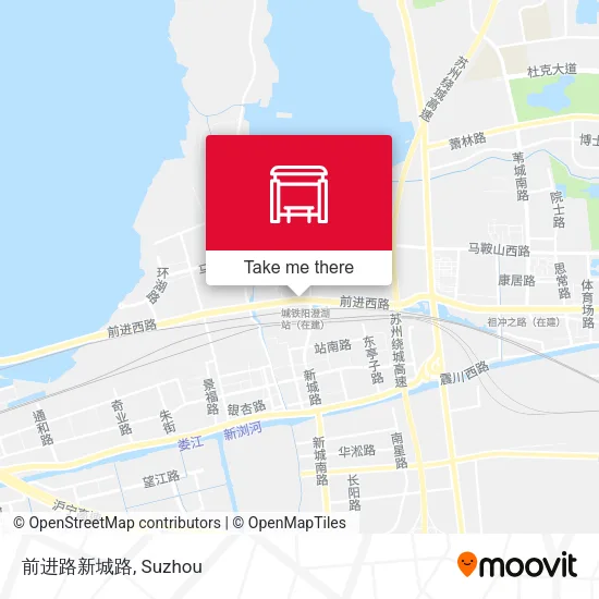 前进路新城路 map