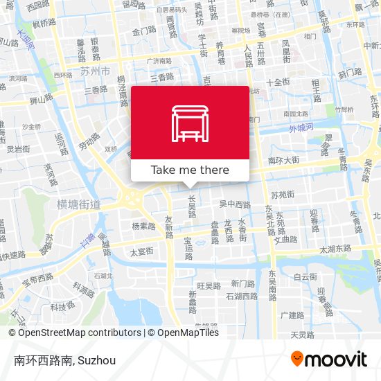 南环西路南 map