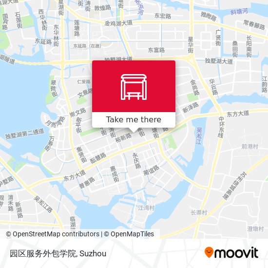 园区服务外包学院 map