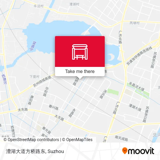 漕湖大道方桥路东 map