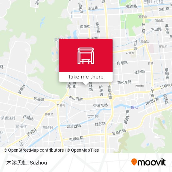 木渎天虹 map
