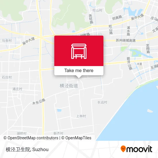 横泾卫生院 map