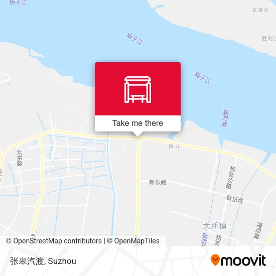 张皋汽渡 map