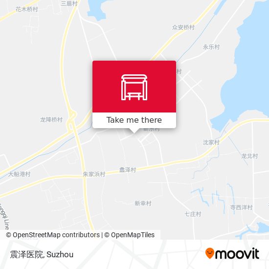 震泽医院 map