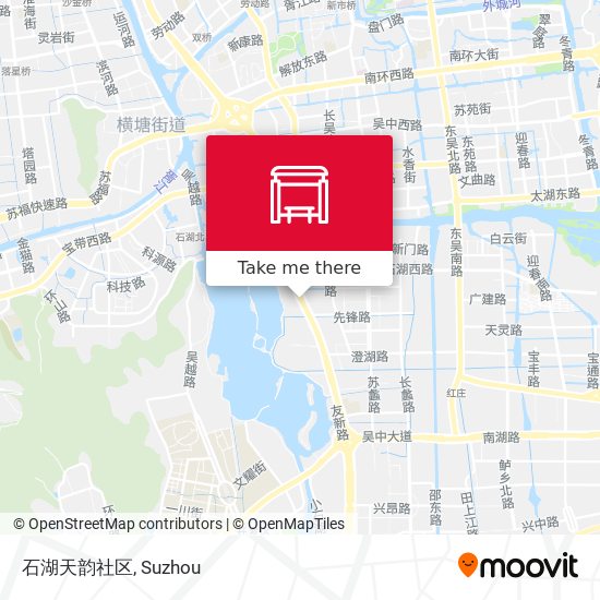 石湖天韵社区 map