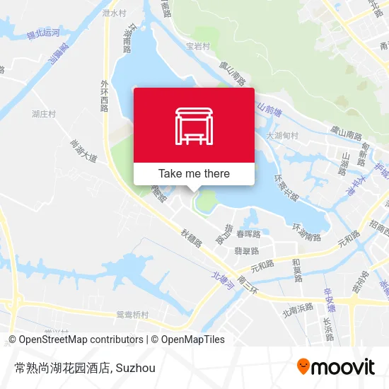 常熟尚湖花园酒店 map
