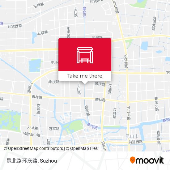 昆北路环庆路 map