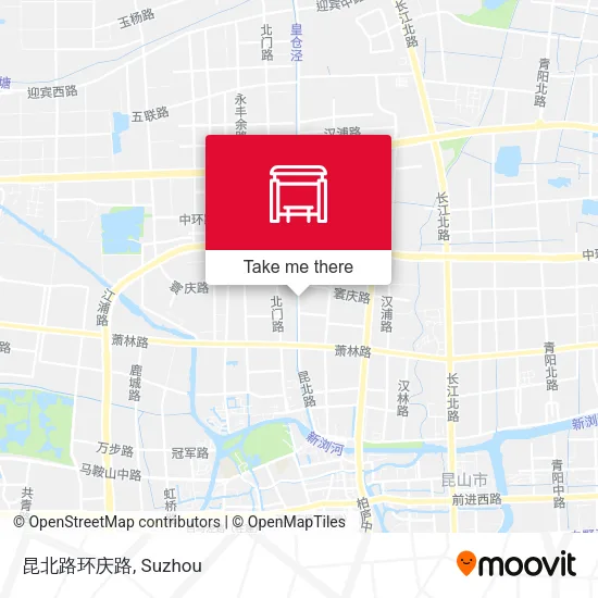 昆北路环庆路 map