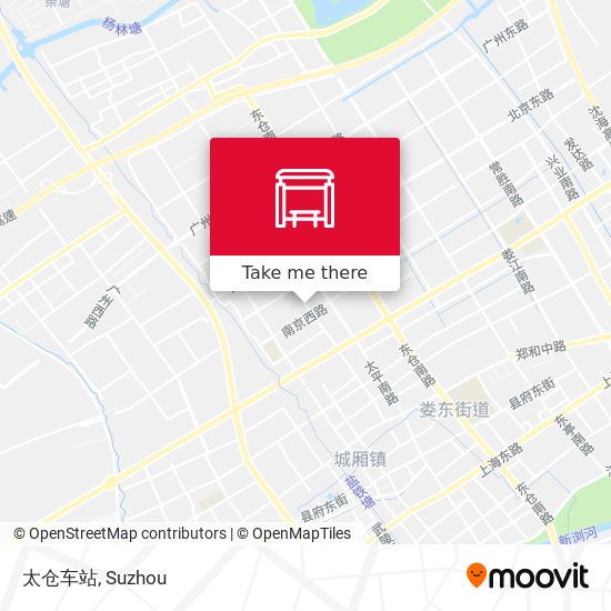 太仓车站 map