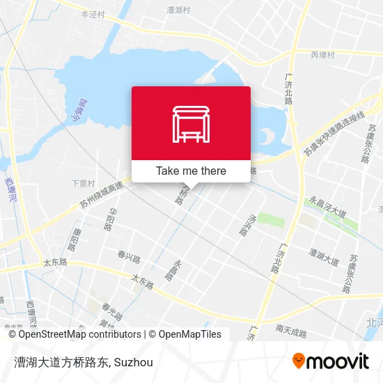 漕湖大道方桥路东 map