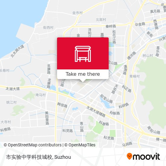 市实验中学科技城校 map