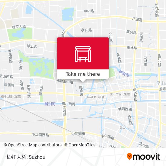 长虹大桥 map