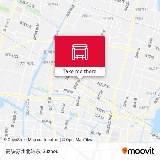 高铁苏州北站东 map