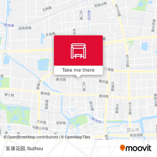 富康花园 map