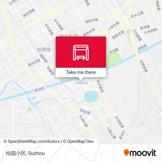 桔园小区 map