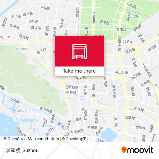 李家桥 map