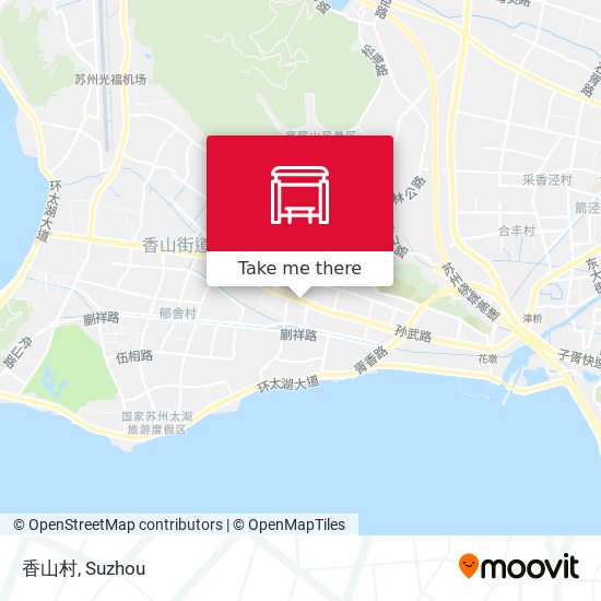 香山村 map