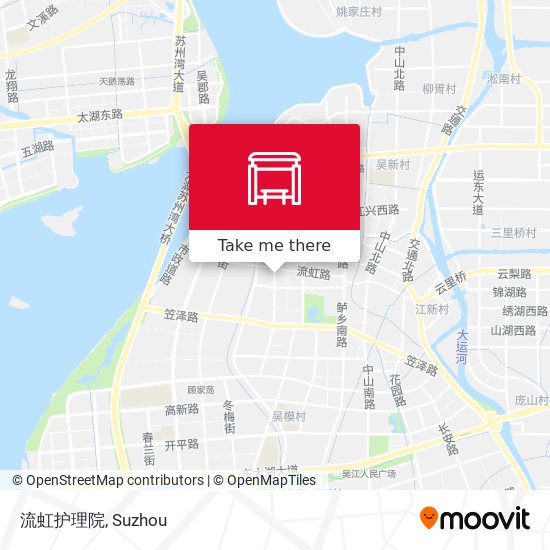 流虹护理院 map