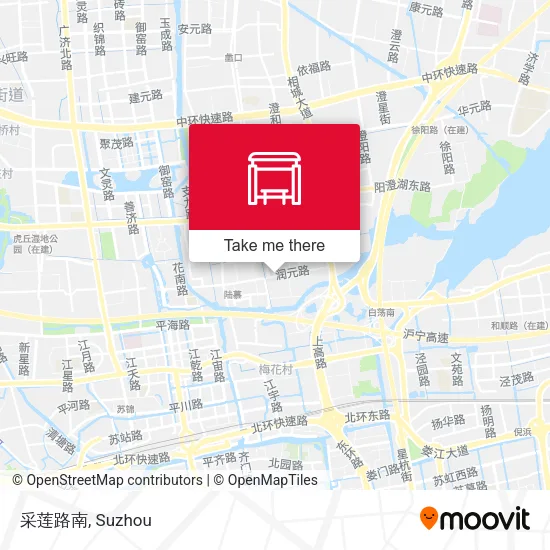 采莲路南 map