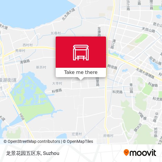龙景花园五区东 map