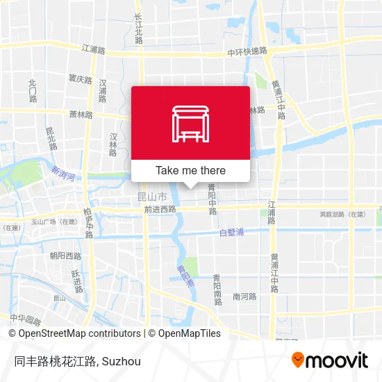 同丰路桃花江路 map