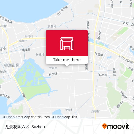龙景花园六区 map