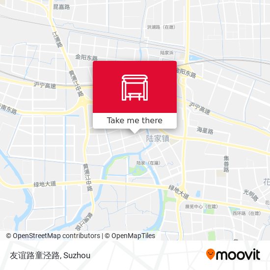 友谊路童泾路 map