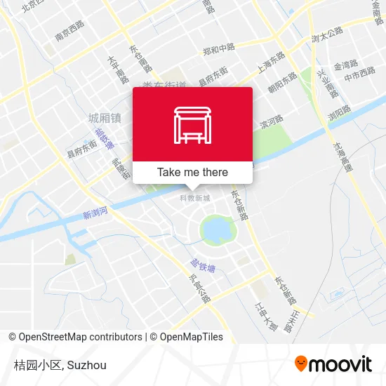 桔园小区 map