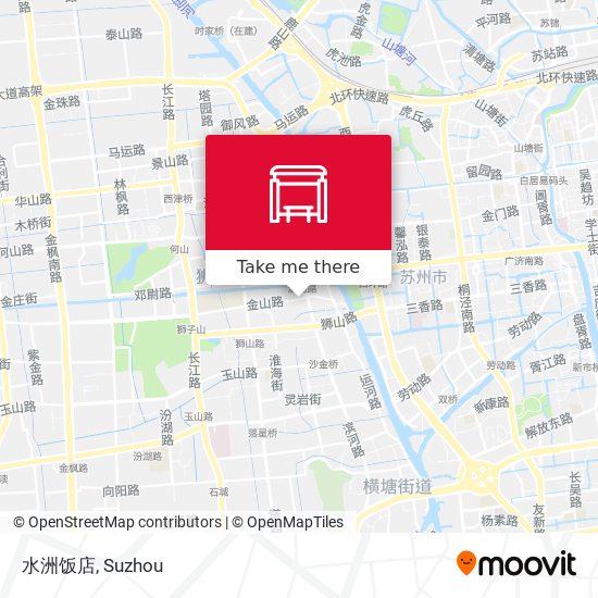 水洲饭店 map