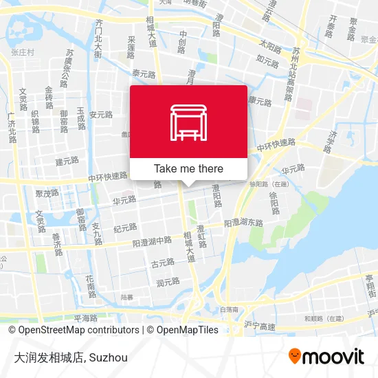 大润发相城店 map