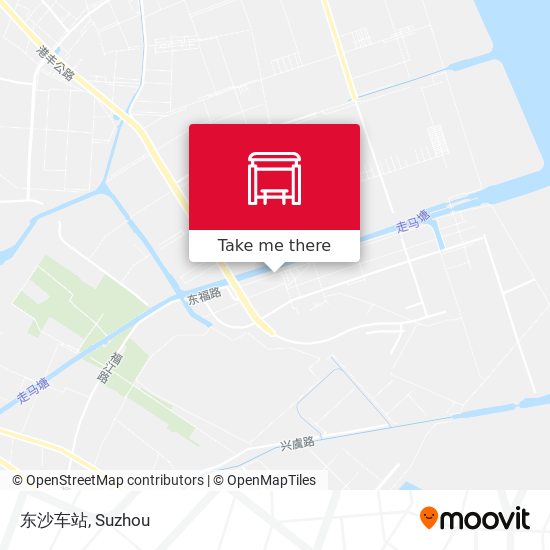 东沙车站 map