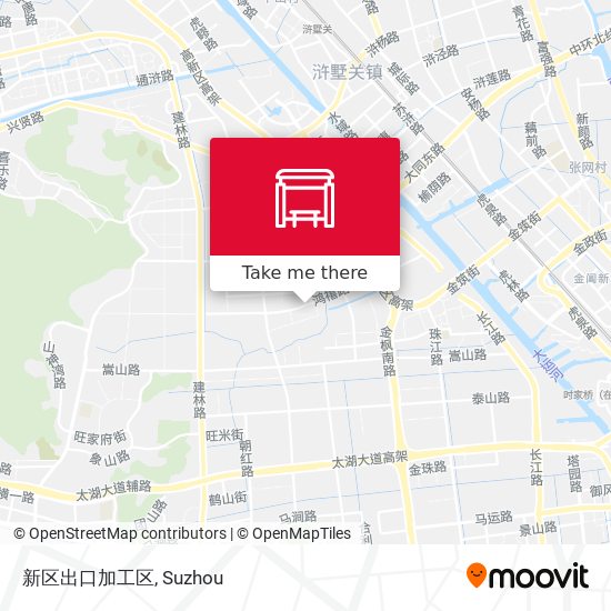 新区出口加工区 map