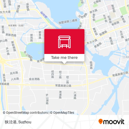 狭泾港 map