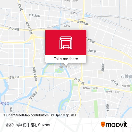 陆家中学(初中部) map