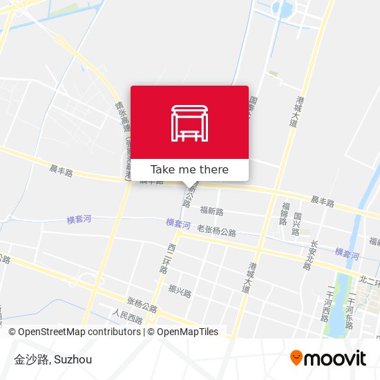金沙路 map