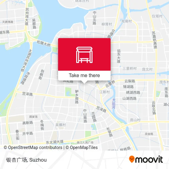 银杏广场 map