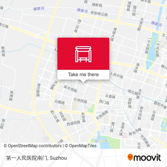 第一人民医院南门 map