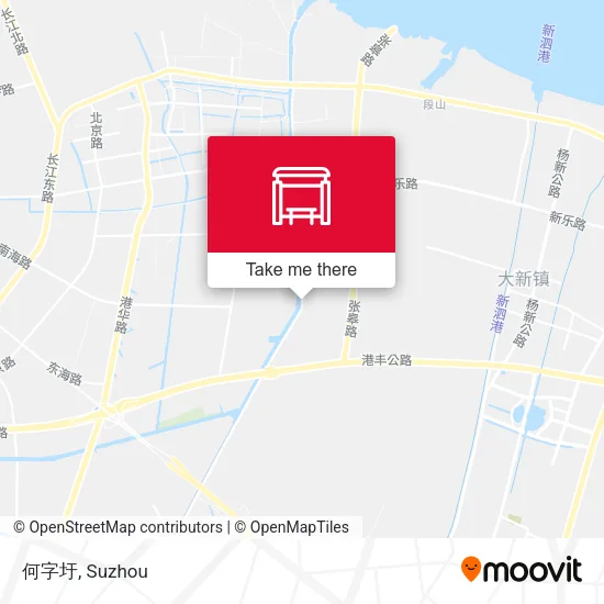 何字圩 map