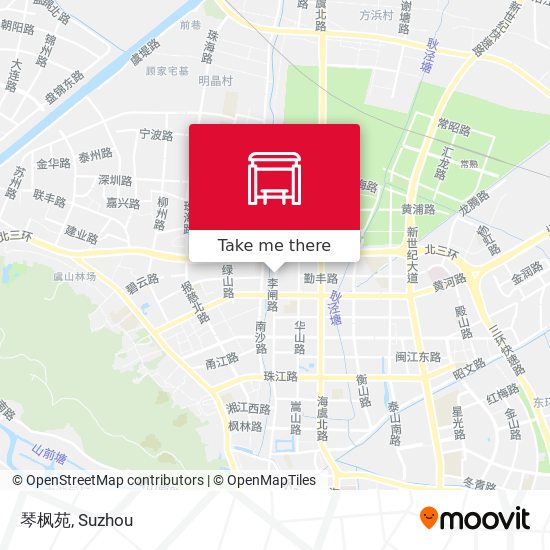 琴枫苑 map