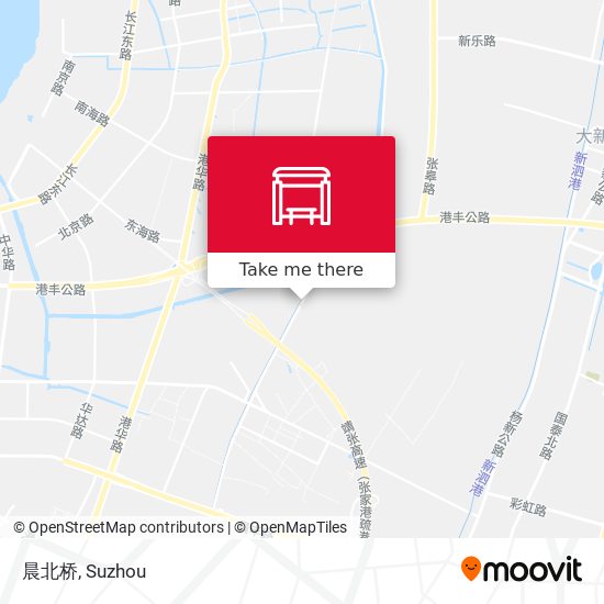 晨北桥 map