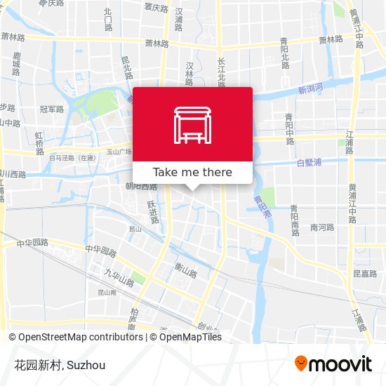 花园新村 map