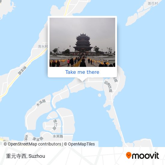 重元寺西 map