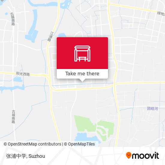 张浦中学 map