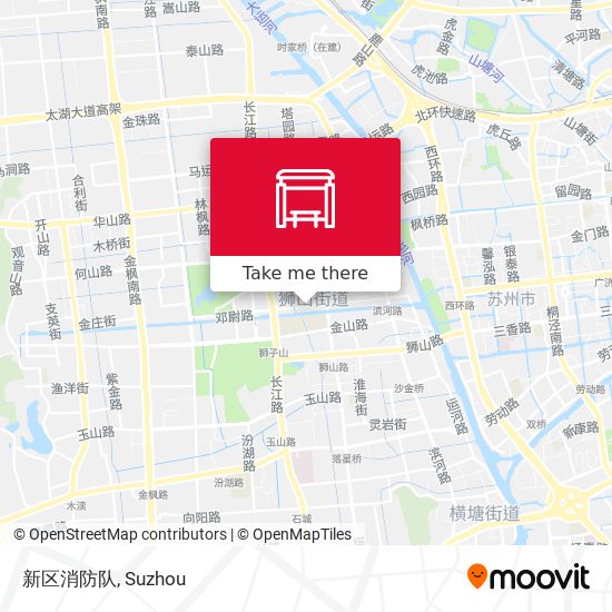 新区消防队 map