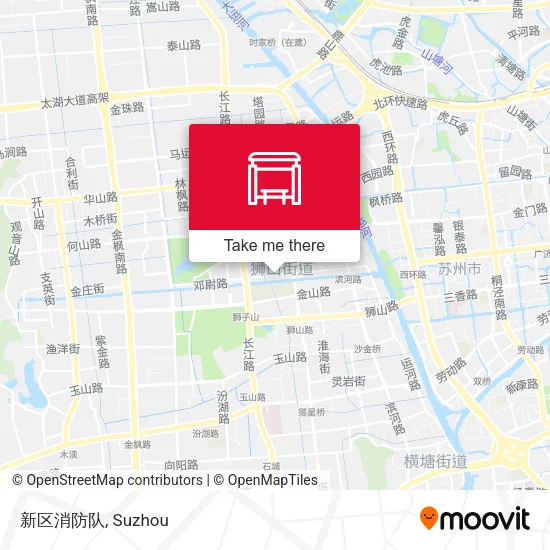新区消防队 map