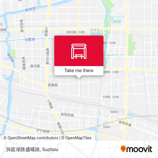洞庭湖路盛晞路 map