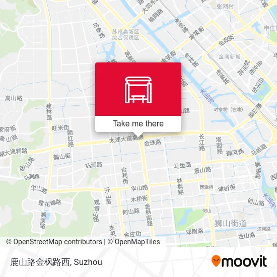 鹿山路金枫路西 map