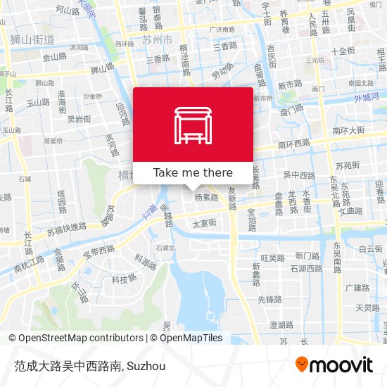 范成大路吴中西路南 map