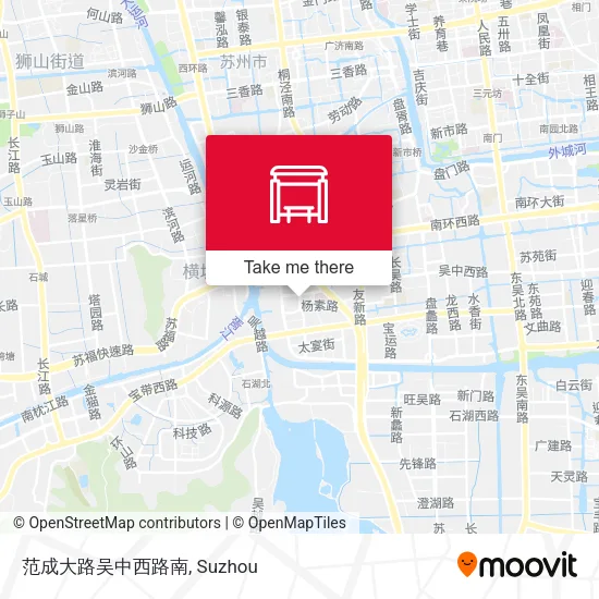 范成大路吴中西路南 map