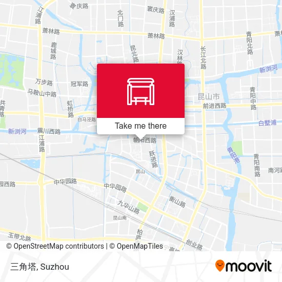 三角塔 map